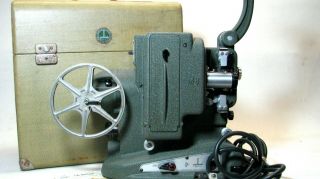 Vintage 1956,  Bolex Paillard M8,  8mm Movie Projector,  With Case,  Swiss Made