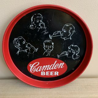 Vintage Camden Beer Tray,  “none Better”,  Camden,  Jersey