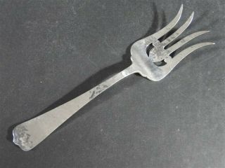 Arts & Crafts Jor Randahl Hand Wrought Hammered Sterling Silver Meat Fork Nm