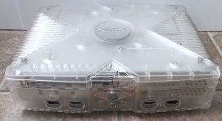 Vintage Microsoft Xbox Crystal Limited Edition Console Only