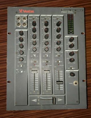 Vestax Pmc 17a Dj Professional Mixer Mixing Controller Music Vintage