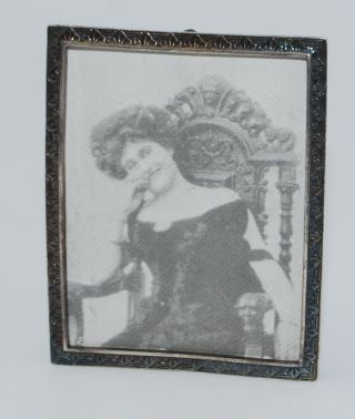 Small Vintage Sterling Silver Picture Frame - 2.  5 " X 2.  25 "