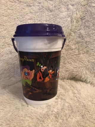 Disney Parks Seven Dwarfs Mine Train Popcorn Bucket Purple Lid