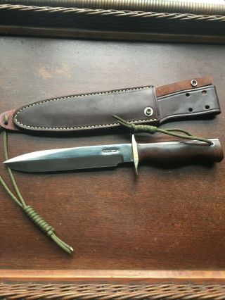 Randall Made Knives Model 16 Diver Brown Linen
