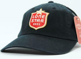 Lone Star Beer Black Hat American Needle Licensed Baseball Cap (bp)
