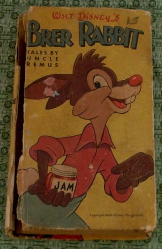 Walt Disney’s Brer Rabbit,  Tales By Uncle Remus,  A “better Little Book” Very Old
