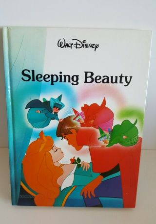 Sleeping Beauty Story Book Hard Cover Walt Disney Twin Books Vintage (1986)