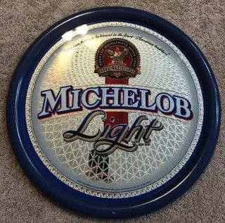 Michelob Light Beer Bar Mirror 1997 Anheuser Busch 20 1/2”