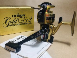 Daiwa Gold Gs - 2 Spinning Reel,  Vintage Classic Model From Japan,  Like