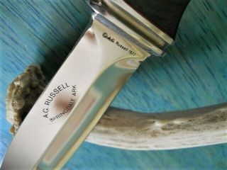 1977 A.  G.  Russell Springdale Ark,  " Sting " Dagger Boot Knife,