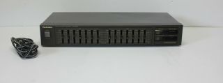 Vintage Technics Stereo 7 Band Graphic Equalizer Sh - 8038