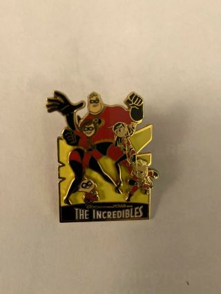 Walt Disney World The Incredibles Whole Family Pin On Pin 2004