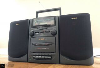 Vintage 1995 Koss Hg33s Digital Am/fm Cd Cassette Player Portable Boombox