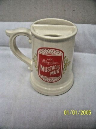 Old Milwaukee Beer Advertisement Shaving Mug For Mustache/beard