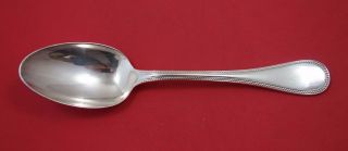 Perles By Christofle Silverplate Serving Spoon / Dinner Spoon 8 1/2 " Silverware