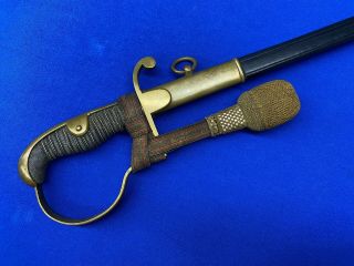 German Wwi Imperial Army Model 1890 Officer’s Sword With Knot And Scabbard