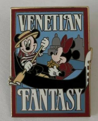 Adventures By Disney - Viva Italia - Venetian Fantasy - Mickey Minnie Mouse Pin