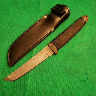 Vintage Cold Steel Recon Tanto 1980s Model Euc Fixed Blade Fighting Knife Sheath