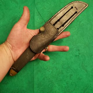 Vintage Cold Steel Recon Tanto 1980s Model EUC Fixed Blade Fighting Knife Sheath 3