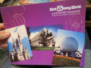 1983 Walt Disney World Orlando Florida Tour Book Epcot Center Magic Kingdom Old