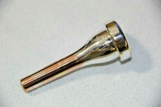 Olds 3 Cornet Mouthpiece Vintage.  Silver Plated Large Shank