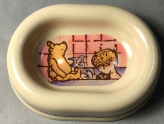 Vtg Disney Classic Winnie The Pooh Bathroom Set Soap Dish Only Cond