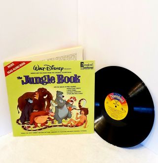 Walt Disney Presents The Jungle Book Vtg Disneyland Records Storyteller 3948 Lp