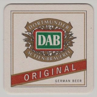Dortmunder Dab German Beer Coasters - Sleeve Of 80 Bar Pub Pack Mats