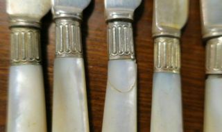 Boxed Set of Antique Pearl Handle Knives Mermod Jaccard & Co.  St.  Louis 2