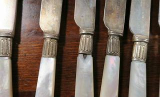 Boxed Set of Antique Pearl Handle Knives Mermod Jaccard & Co.  St.  Louis 3