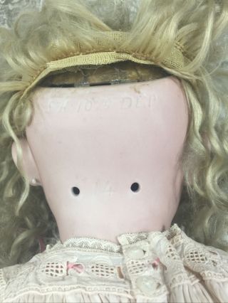 Antique Bisque Doll Simon Halbig 1079 Dep 14 Comp Body 30” 2