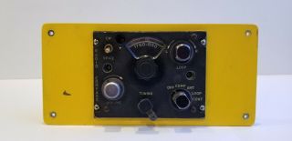 Vintage Military Aircraft Radio Compass Cockpit Control Panel Ed - 100
