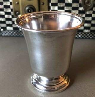 Vintage Crown Sterling Silver Weighted Mini Vase/toothpick Holder