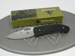 Lone Wolf Knives Double Duty Black G10 S30v Folding Knife Pre - Benchmade Lc18100