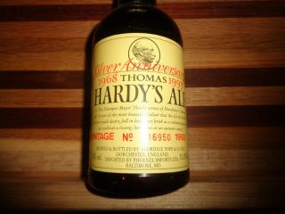 THOMAS HARDY ' S ALE Silver Anniversary Beer Bottle 11.  15 fl Oz Collectable 2