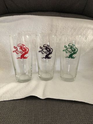 Tree House Brewing - Green,  Red & Haze - Willi Becher Glasses - 1 Of Each Color