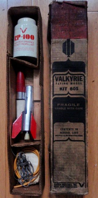Vintage Vashon Industries Flying Model Rocket Kit 801