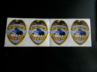 Disney Junior Security Stickers 14 Stickers Total