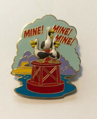 Mine Mine Mine Finding Nemo Seagulls Submarine Disney Pin