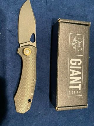 Giant Mouse Knives Gmp5 Very Rare Pirate Edition Limited 65 Of 100