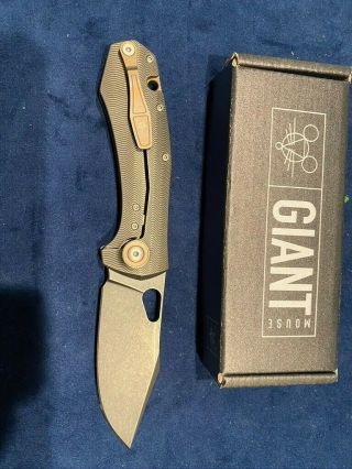 Giant mouse knives GMP5 very rare pirate edition limited 65 of 100 2