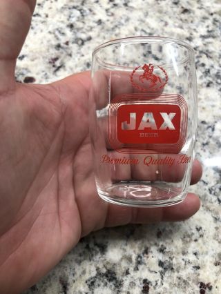 Jax Beer Barrel Glass