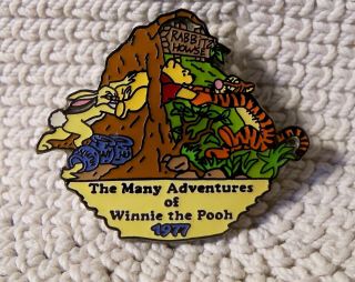 Disney Store Countdown To The Millennium Pin 34 Many Adventures Of Pooh 2000