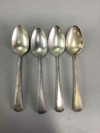 National Silver Co.  Adam.  925 Sterling Spoons 98 Grams/3.  5 Oz.  Vintage Antique?