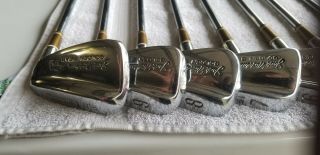 3 - PW Jack Nicklaus Golden Bear Golf Clubs Vintage Iron Set,  steel shaft 3