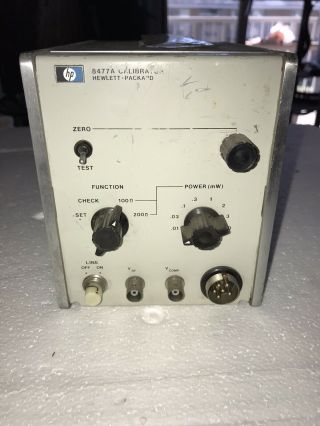 Vintage Hp 8477a Calibrator For Power Meters Usa