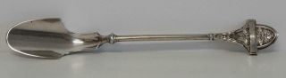1900’s Gorham Ivy Pattern Sterling Silver Cheese Scoop - 8 1/4” By 1 1/4” -