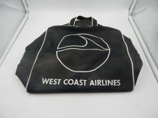 West Coast Airlines Vintage Travel Bag
