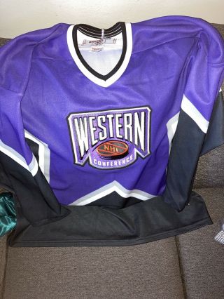 Vintage Nhl All Star Game Hockey Jersey,  Western Conference Ccm Size Xl