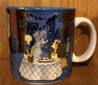 Exclusive Vintage Walt Disney Coffee Mug - Lady And The Tramp